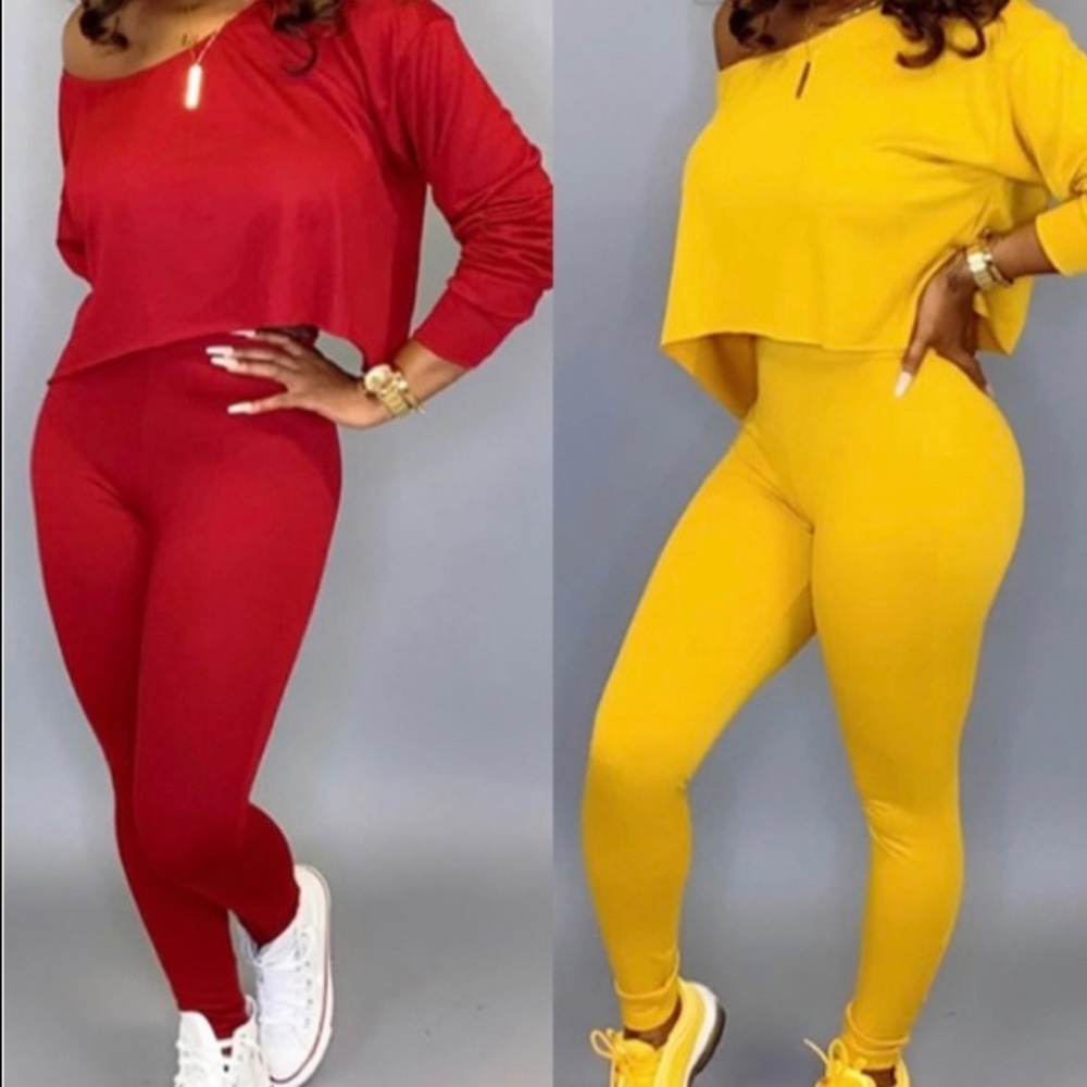 Two piece Off shoulder sets